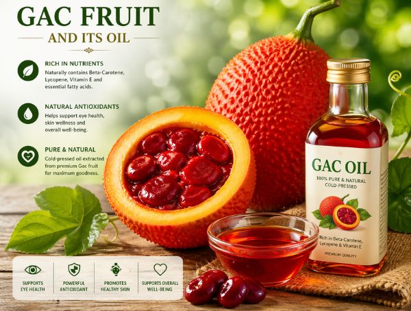 Gac fruit Oil at Night: Skin benefits you’ll love